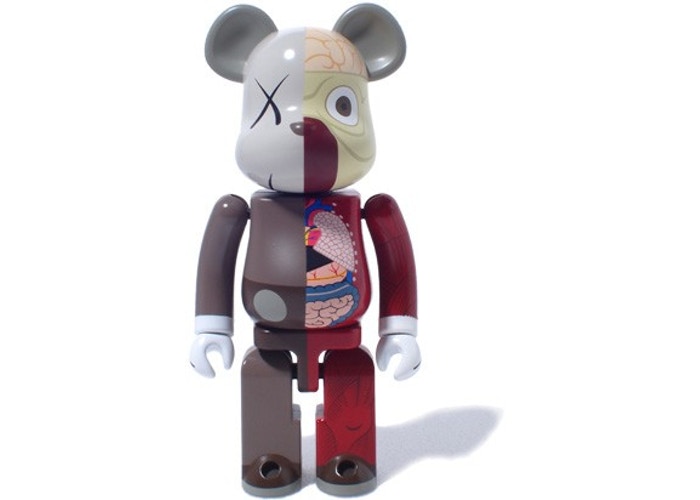 KAWS Dissected Chogokin Bearbrick 200% Grey