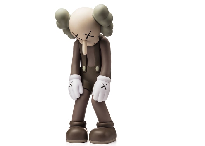 KAWS Small Lie Companion Vinyl Figure Brown