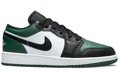 Jordan 1 Low Green Toe (GS)