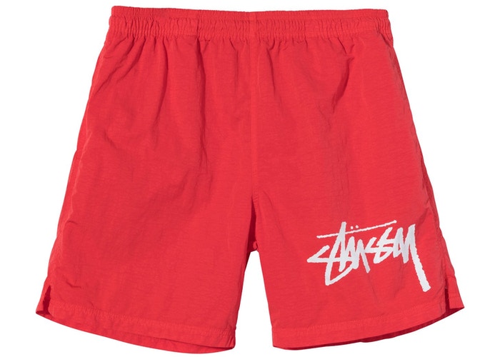 Nike x Stussy Water Short Habanero Red