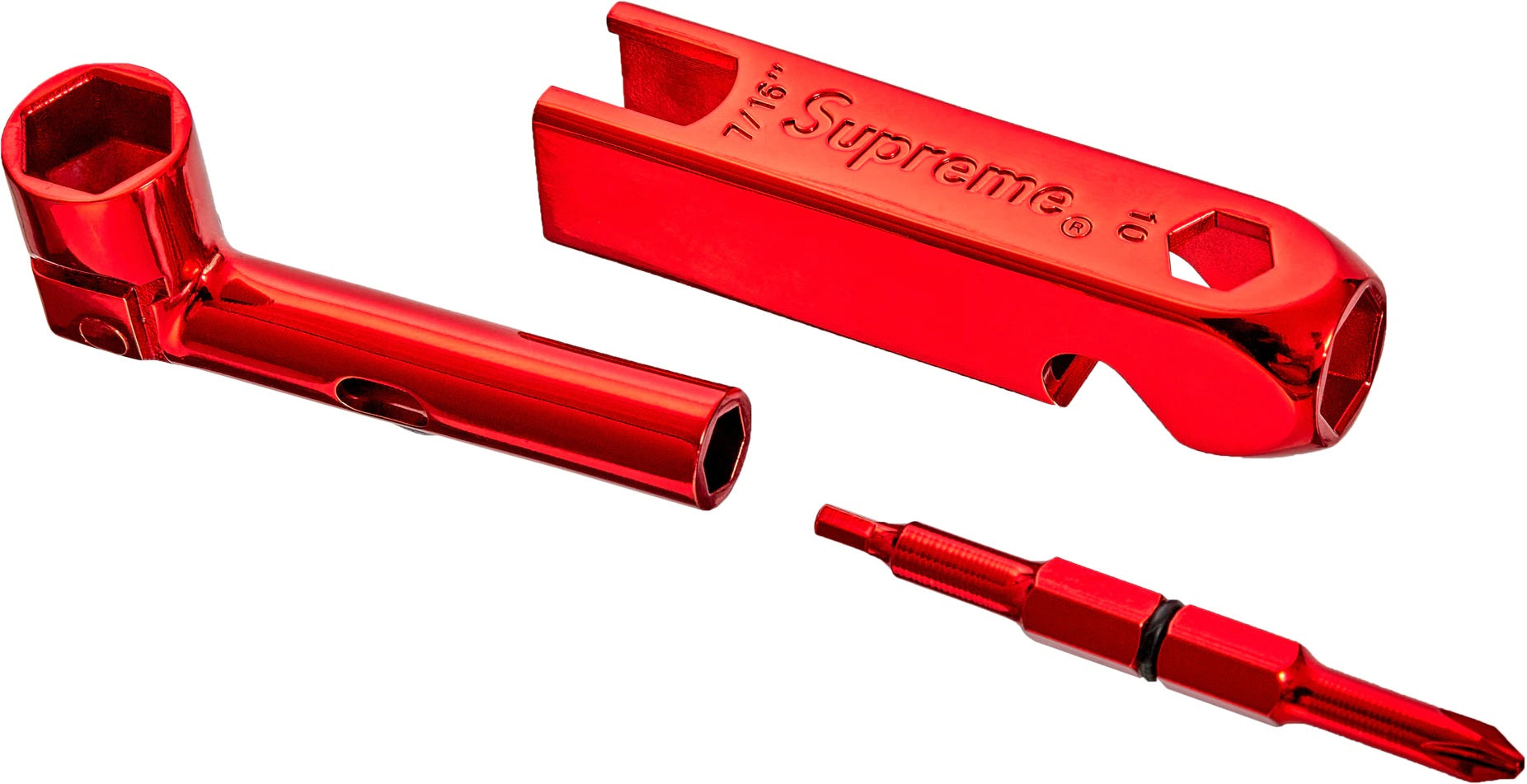 Supreme Pipe Skate Key Red