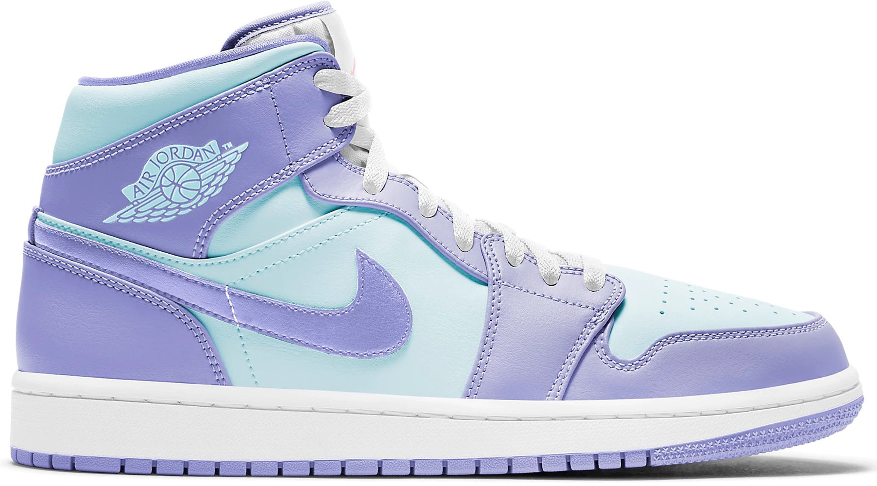 Jordan 1 Mid Purple Aqua