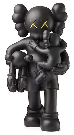 KAWS Clean Slate Vinyl Figure Black