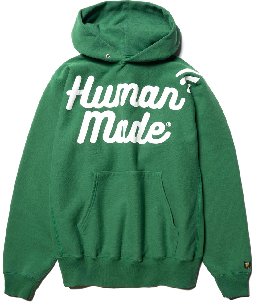 Human Made Pizza Hoodie Green