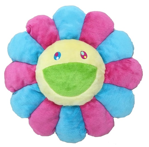 Takashi Murakami Flower Plush 60 CM Blue/Pink