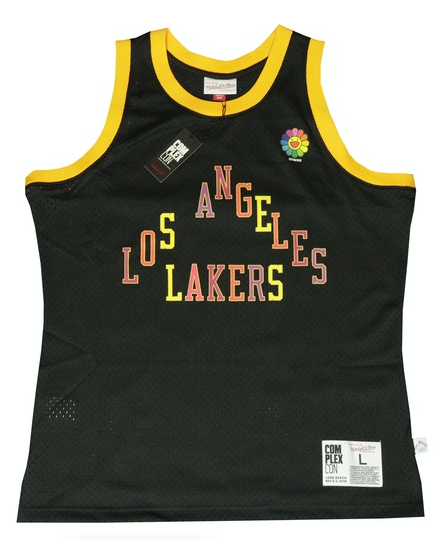 Takashi Murakami ComplexCon x LA Lakers M&N Basketball Jersey Black