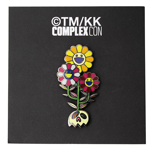 Takashi Murakami ComplexCon Flower Cluster Pin Multi