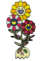 Load image into Gallery viewer, Takashi Murakami ComplexCon Flower Cluster Pin Multi
