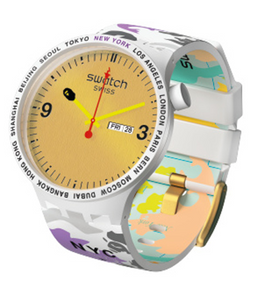 Swatch x Bape Big Bold NYC Edition