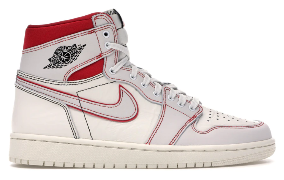 Jordan 1 Retro High Phantom Gym Red