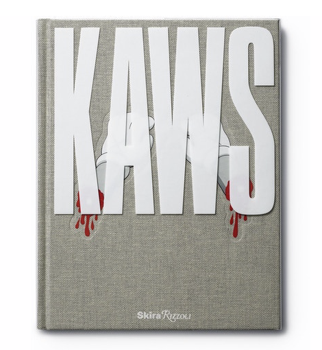 KAWS Rizzoli Hardcover Book Grey