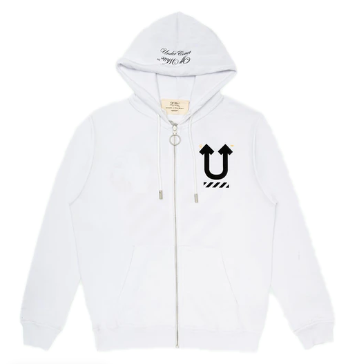 OFF-WHITE Undercover Skeleton RVRS Zipped Hoodie White/Multicolor