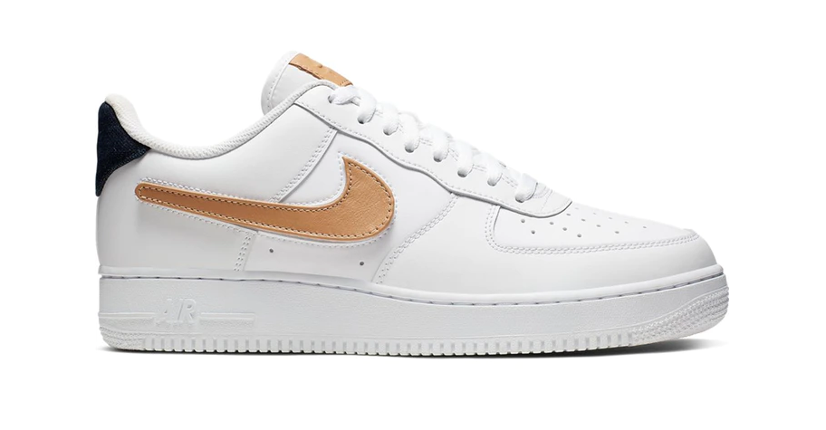 Nike Air Force 1 Low Removable Swoosh Pack White Vachetta Tan