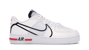 Nike Air Force 1 React White Black Red (GS) – shoegamemanila Nike Air Force 1 React White Black Red (GS) – shoegamemanila