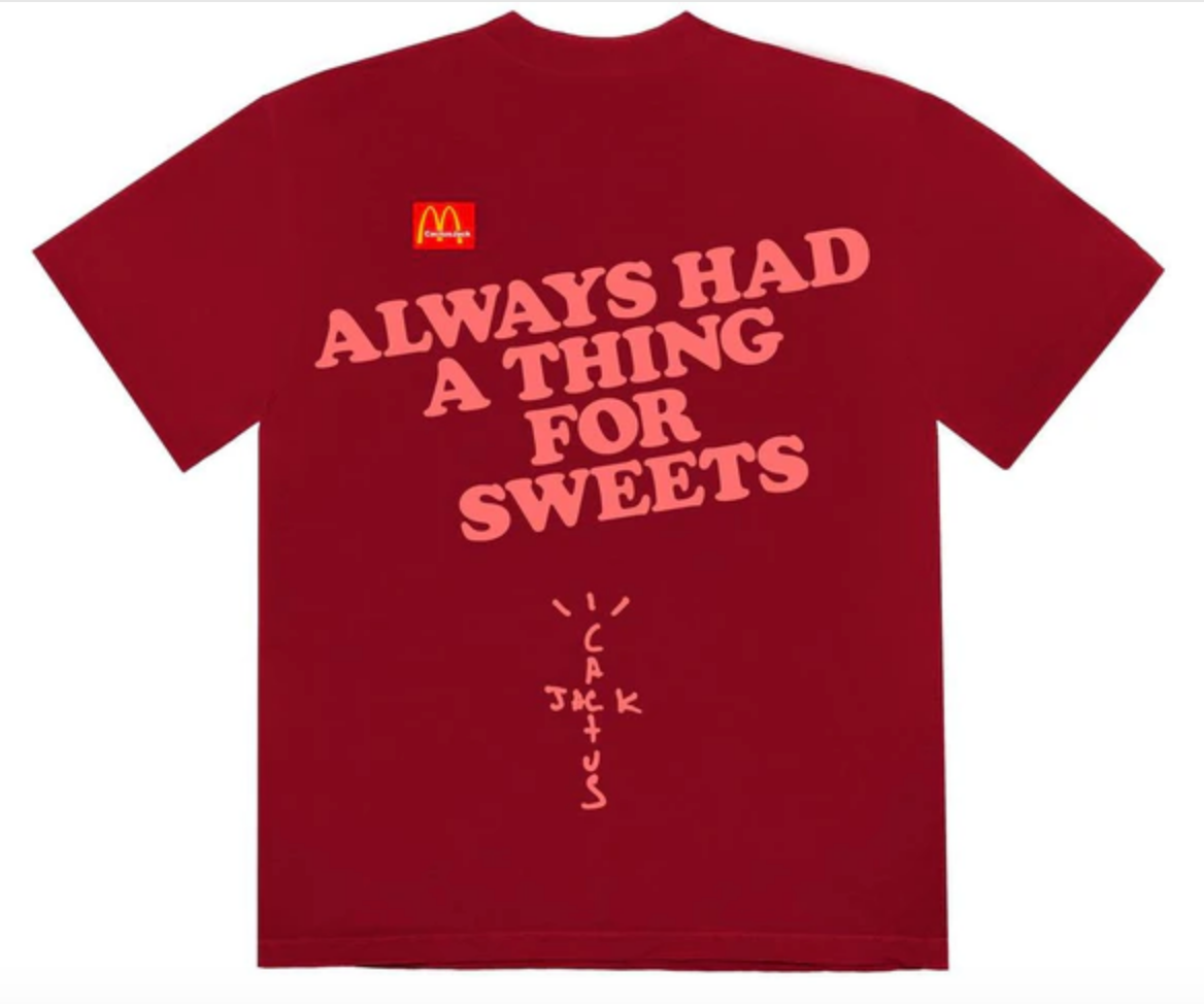 Travis Scott x McDonald's Apple Pie T-Shirt Red