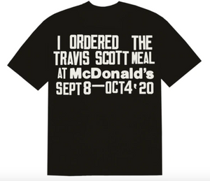 Travis Scott x CPFM 4 CJ Burger Mouth T-Shirt Black