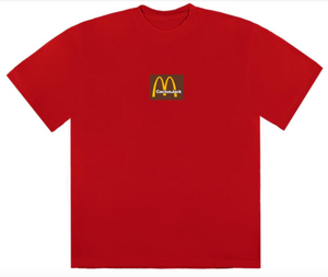 Travis Scott x McDonald's Sesame Inv III T-Shirt Red