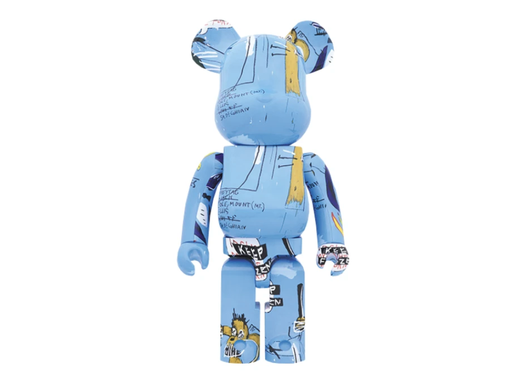 Bearbrick Jean-Michel Basquiat #4 1000% Blue