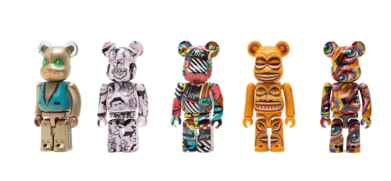 Bearbrick DesignerCon Artist Series 4 (Doktor A, Bobby Hundreds, Nina Palomba, Shag and Hannah Webb) 100% (Set of 5)