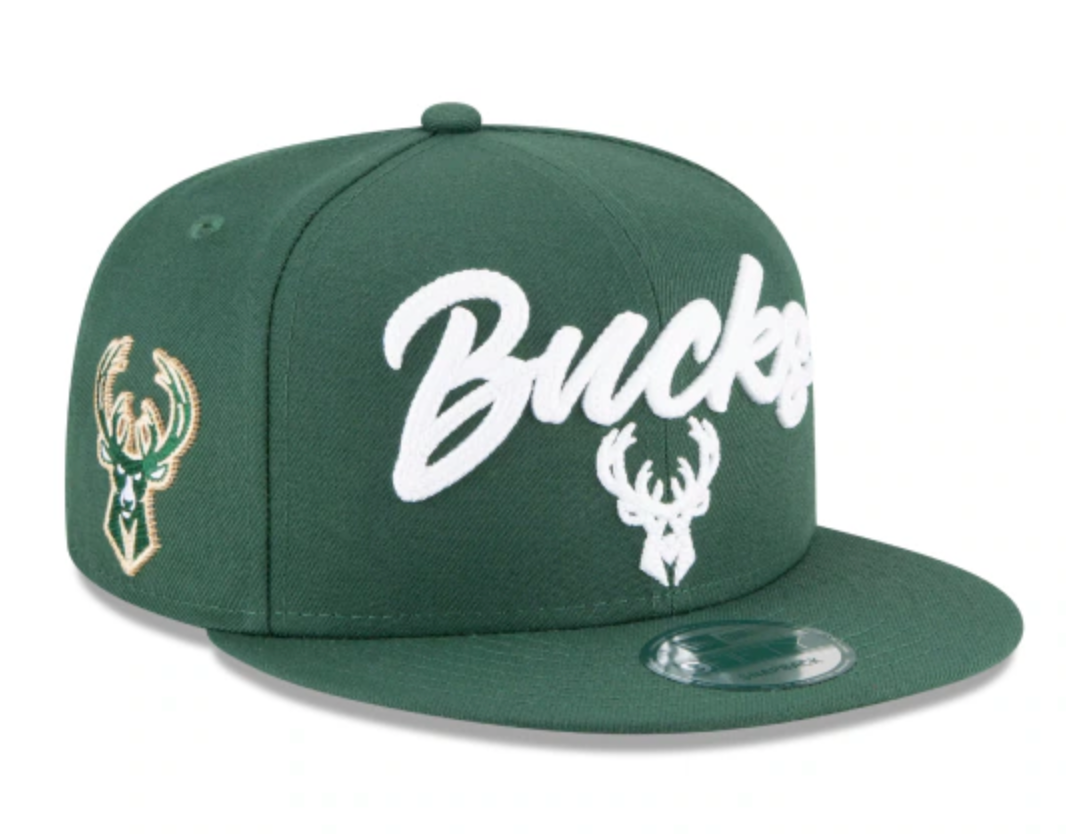 Milwaukee Bucks Dark Green NBA Authentics Draft Series 9FIFTY