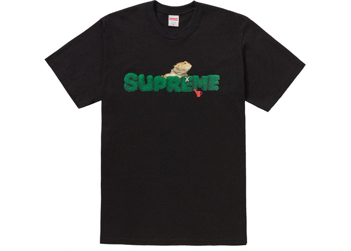 Supreme Lizard Tee Black