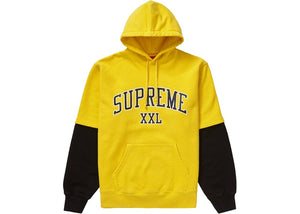 Supreme XXL Hooded Sweatshirt Yellow