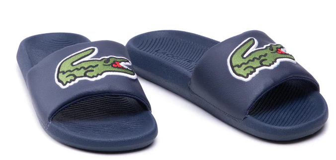 Lacoste Croco Slide Navy