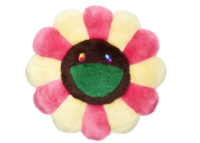 Takashi Murakami Flower Plush 1M Pink/Light Yellow/Brown