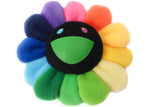 Load image into Gallery viewer, Takashi Murakami Flower Plush Pin Rainbow/Black
