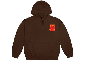 Travis Scott x McDonald's Cactus Pack Sticker Hoodie Brown