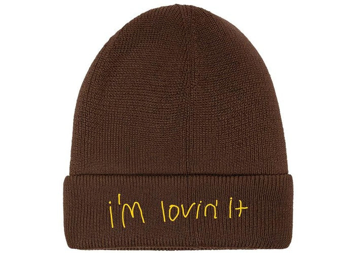 Travis Scott x McDonald's Cj Arches Beanie Brown