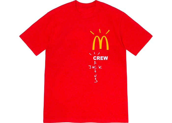 Travis Scott x McDonald's Crew T-Shirt Red