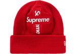 Load image into Gallery viewer, Supreme New Era Cross Box Logo Beanie Red
