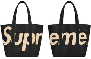 Supreme Raffia Tote Black