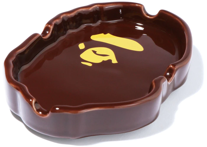 BAPE Ape Head Ashtray (FW20) Brown