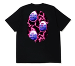 Load image into Gallery viewer, BAPE Big Ape Head Lightning Tee Black
