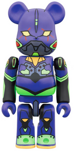 Load image into Gallery viewer, Bearbrick Evangelion Unit 1 (New Paint Version) 100% &amp; 400% Set
