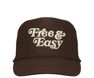 Free & Easy Embroidered Trucker Hat