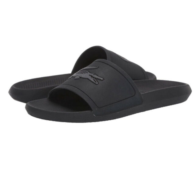 Lacoste Croco Slide Men's Black