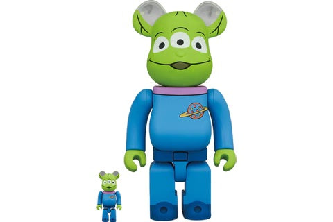 Bearbrick Disney Pixar Toy Story Alien 100% & 400% Set