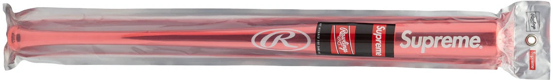 Supreme Rawlings Chrome Maple Wood Baseball Bat Red