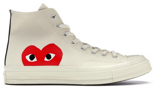 Converse Chuck Taylor All-Star 70 High Comme des Garcons PLAY White