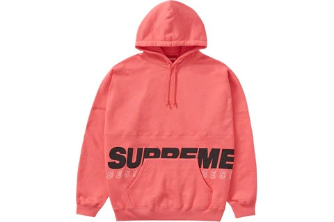 Supreme Best Of The Best Hooded Sweatshirt Bright Coral