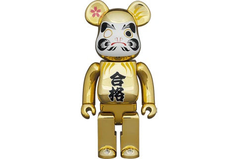 Bearbrick Daruma Pass Gold Plating 400%