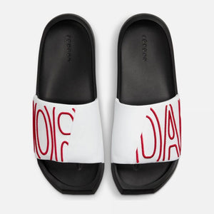 Air Jordan Nola Slides White Gym Red