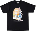 Load image into Gallery viewer, BAPE x Space Jam Ape Head Tee Black
