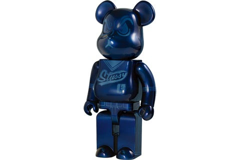 Bearbrick x STUSSY WORLD WIDE TOUR 400% Blue