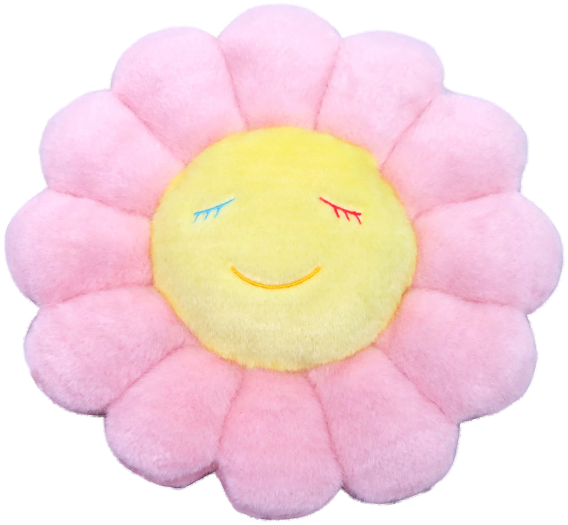 Takashi Murakami Flower Plush 30CM Light Pink/Yellow