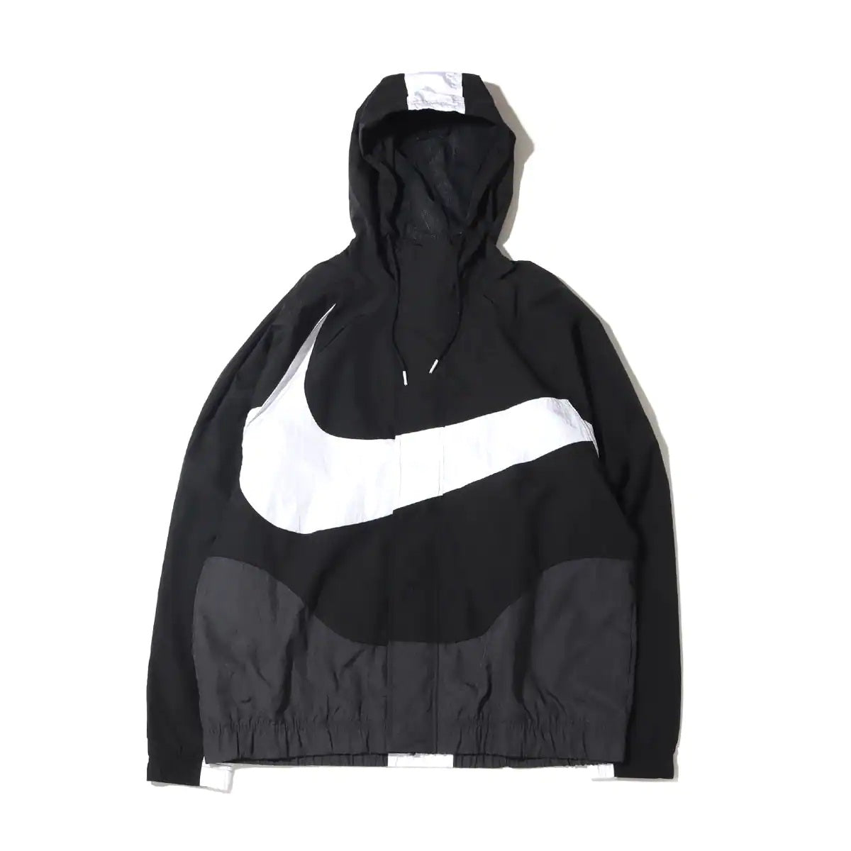 NIKE NSW SWOOSH WVN LND JKT BLACK/ANTHRACITE/WHITE