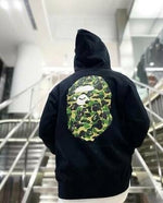 Load image into Gallery viewer, BAPE New Year 2021 Premium Zip Hoodie Black
